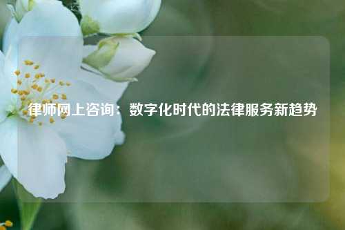 律师网上咨询：数字化时代的法律服务新趋势